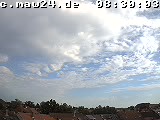 Der Himmel über Mannheim um 8:30 Uhr