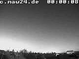 Der Himmel &uuml;ber Mannheim um 0:00 Uhr