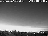 Der Himmel &uuml;ber Mannheim um 23:00 Uhr